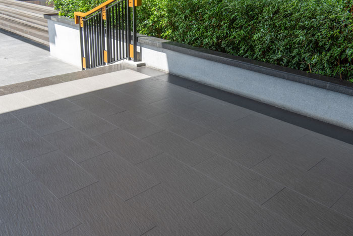 Terrassenverlegung